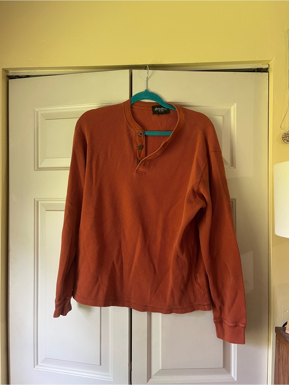Eddie Bauer Waffle Knit shirt size M